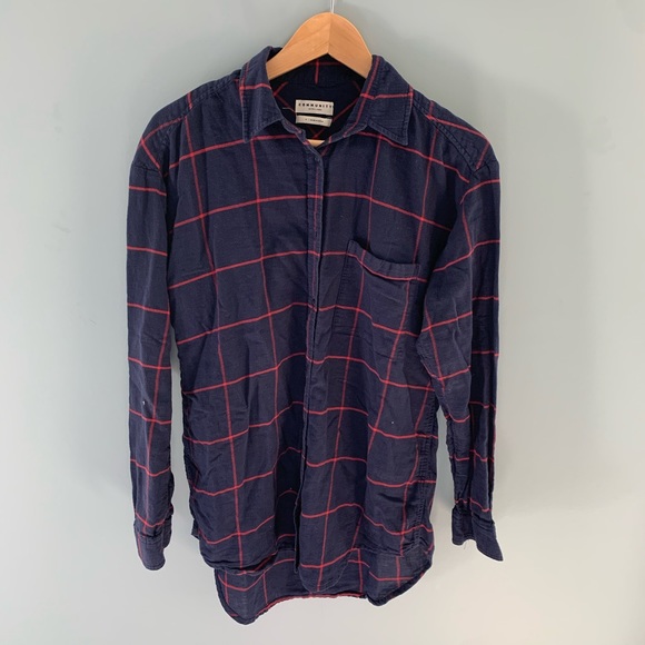 community Tops - 2/$25 Aritzia Community Plaid shirt